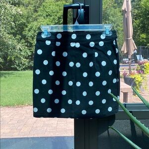 Black and White Polka Dot Skirt